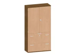 kantoorkast,HxBxD 1920x1000x430mm,decor romp noten,decor front beuken