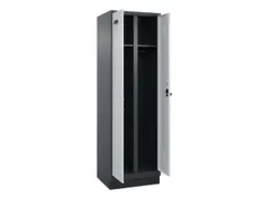 locker voor scheiding van kleding,HxBxD 1950x600x500mm,2vak