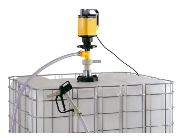 Vatpomp Set Aluminium Minerale Oliën Dompeldiepte 1000Mm Slang Pvc