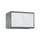 opzetkast,v. locker,2vak.,vak B 400mm,HxBxD 500x800x500mm,vleugeldeur