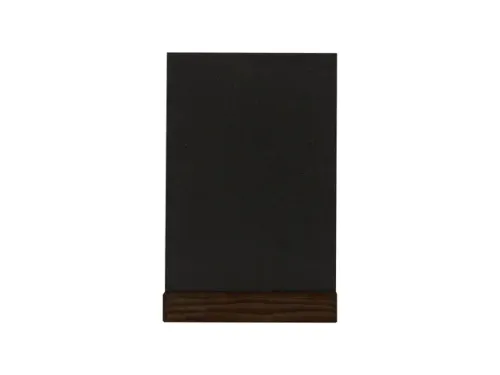OUTLET Europel Krijtbord Tafelmodel A5 Staand Zwart
