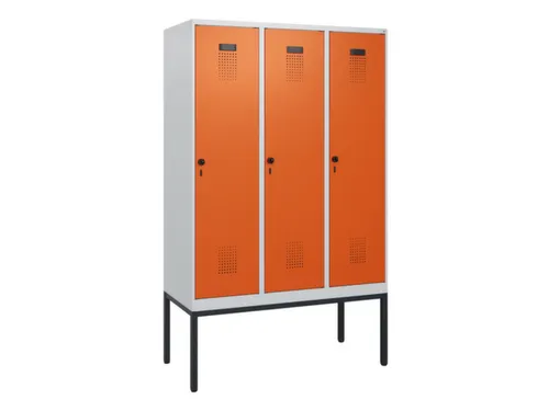 schoollocker,HxBxD 1950x1200x500mm,3vak,vak B 400mm,draaigrendel
