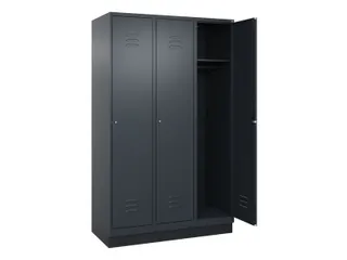 locker HxBxD 1950x1200x500mm 3vak vak B 400mm cil.-slot sokkel - 1