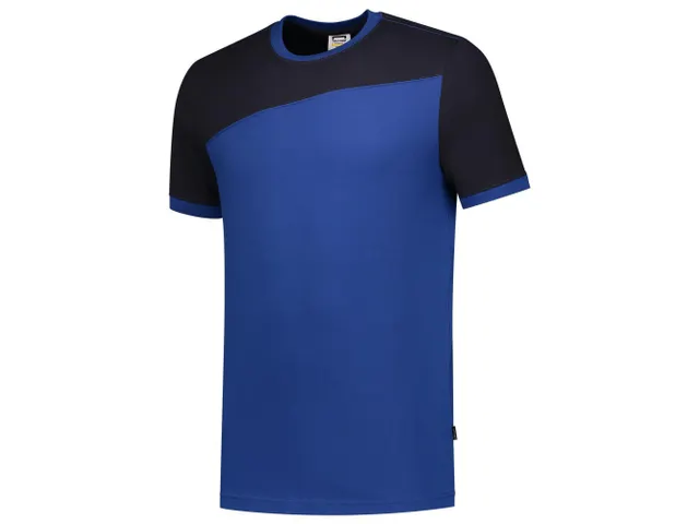 Tricorp Bicolor naden 102006 T-shirt, koningsblauw/marineblauw, maat 4