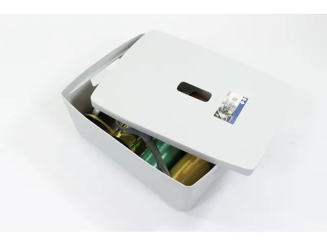 Couvercle Kangaro M PP gris pour boîte de rangement de 20/28 litres