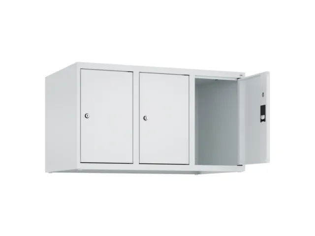 opzetkast,v. locker,3vak.,vak B 300mm,HxBxD 500x900x500mm,vleugeldeur