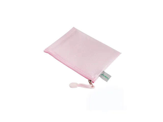 Pochette zip Foldersys EVA A6 rose pastel