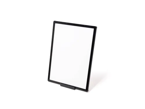 Verlichte Tafeldisplay LED Slide In A4 Zwart