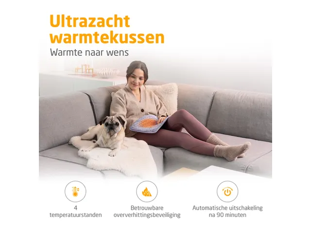 Medisana HP 518 Warmtekussen Zacht lila