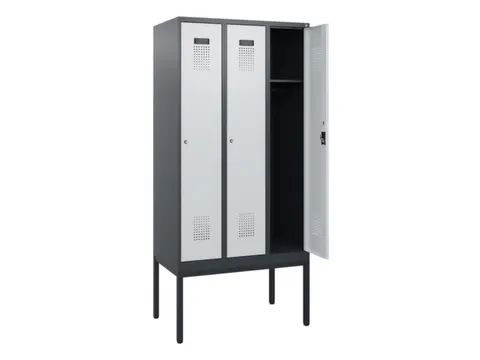 schoollocker,HxBxD 1950x900x500mm,3vak,vak B 300mm,cil.-slot