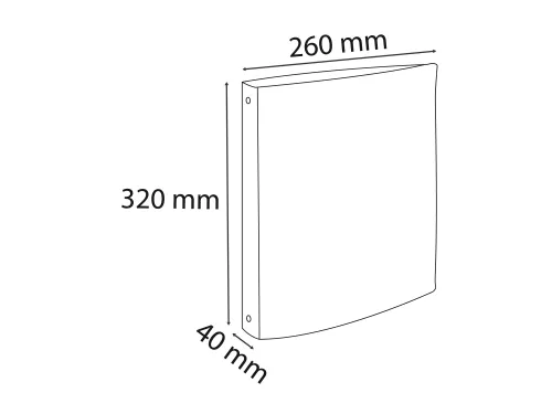 Classeur 2an 30mm A4 AutentiK coul.as