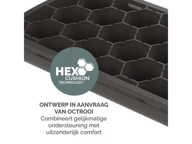 Muismat met polssteun Fellowes Breyta zwart 20x24cm