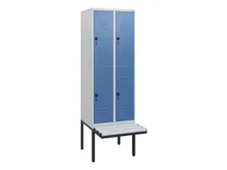 Dubbeldekse dekenkist,HxBxD 1950x600x815mm,2x2vak.,vak B 300mm