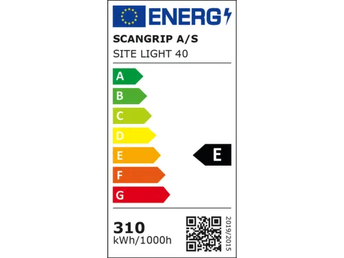 bouwlamp,432 SMD-led,10000-40000lumen,draaggreep,straalhoek 120 °
