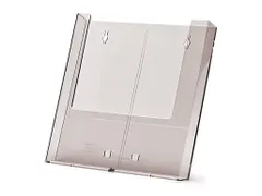 Folderhouder Balie of Wand 1x A4 Acrylglas Staand