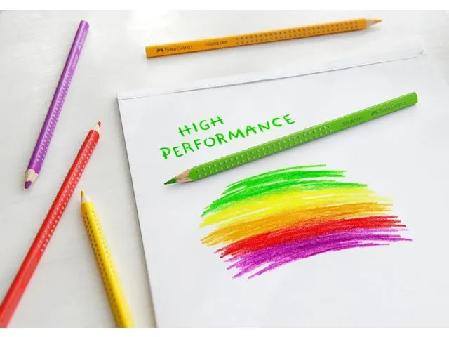 Crayon couleur FC Grip 48 pces en 2 lignes de 24 pces dans un etui en