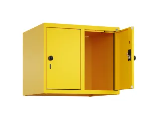 opzetkast,v. locker,2vak.,vak B 300mm,HxBxD 500x600x500mm,draaigrendel - 1