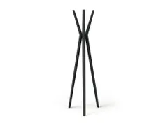 Kapstok DURASTORE 6 haken aluminium zwart 160cm
