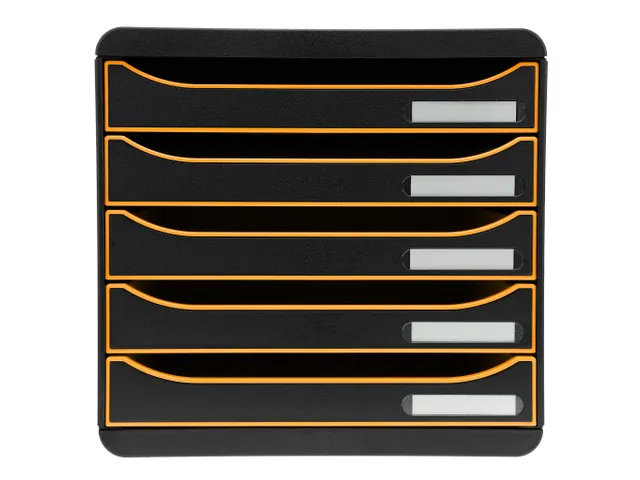 BIG BOX PLUS BlackOf fice zw/mandarijn/zw