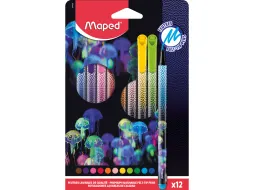 Viltstift Maped Deepsea Paradise set à 12 kleuren