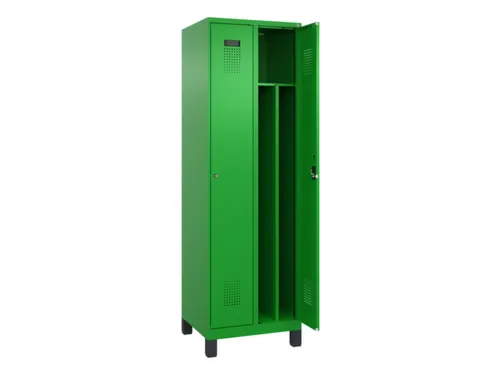 locker voor scheiding van kleding,HxBxD 1950x600x500mm,2vak