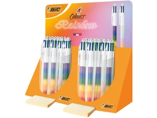 4-Kleuren balpen Bic regenboog medium assorti - 3