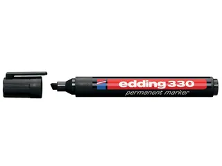 Viltstift Edding 330 Schuin Zwart 1-5mm - 1