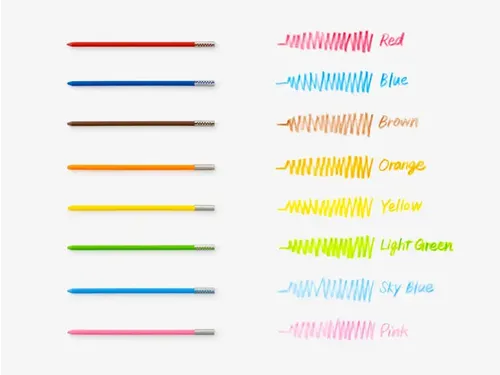 Vulpotlood Pentel XPH804 2.0mm multi 8 kleuren