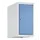 opzetkast,v. locker,1vak.,vak B 250mm,HxBxD 500x250x500mm,vleugeldeur