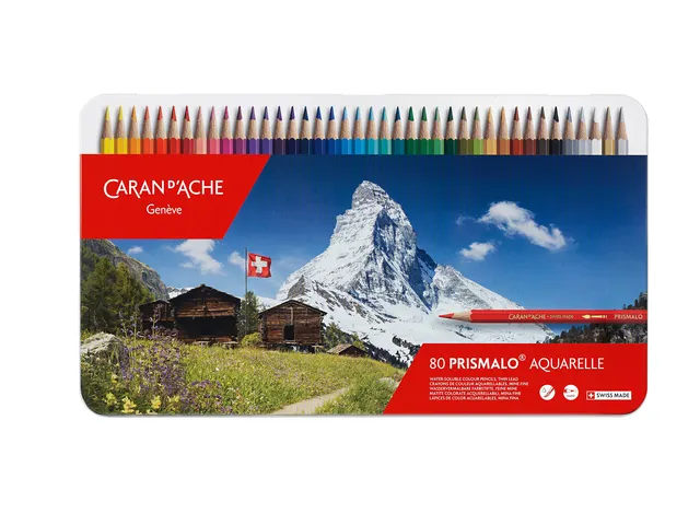 Caran d'Ache - PRISMALO Aquarelle Buntstifte in Metallbox - 30 Stück