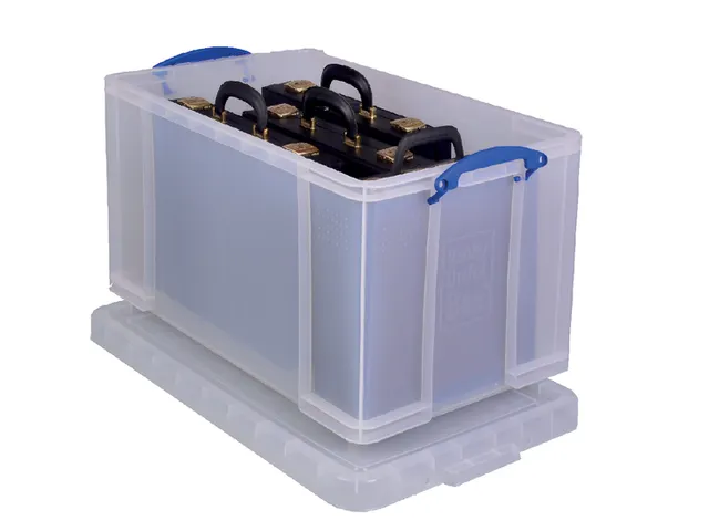 Opbergdoos 84 Liter Transparant Standaard