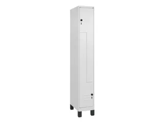 Z-garderobekast,HxBxD 1950x300x500mm,vak B 150/300mm,draaigrendel - 1