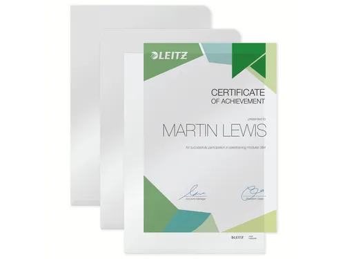 L-map Leitz 4153 premium A4 0.15mm PVC glashelder