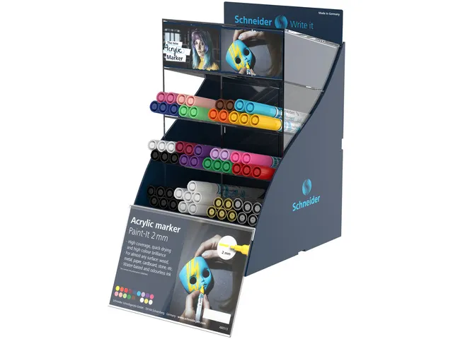 Acrylmarker Schneider Paint-It 310 2mm SIS-display Engels