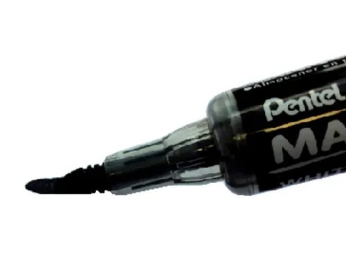 Viltstift Pentel MWL5SBF Maxiflo whiteboard zwart 1-5mm