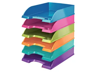 Brievenbak Leitz WOW Plus A4 roze - 4