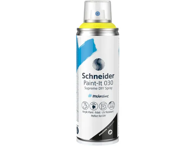 Supreme DIY spray Schneider Paint-It 030 licht geel pastel 200ml