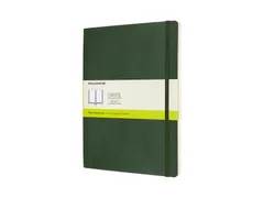 Notitieboek Moleskine XL 190x250mm blanco soft cover myrtle green