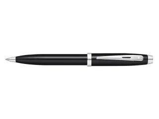 Balpen SHEAFFER 100 E9338 Glossy black lacquer chrome plated - 4