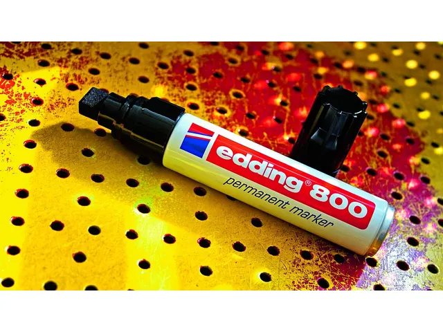 Viltstift edding 800 schuin zwart 4-12mm