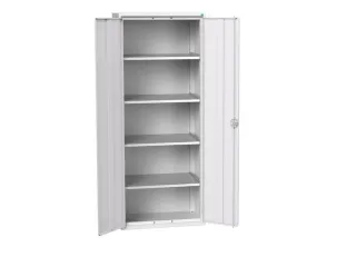 universele kast,HxBxD 2000x800x550mm,4xStalen bodem,draaigrendelslot - 1