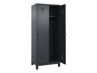 locker,HxBxD 1950x800x500mm,2vak,vak B 400mm,draaigrendel,voeten - 2