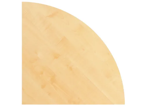 koppelelement voor bureau,90 °,BxD 800x800mm,blad esdoorn,rond