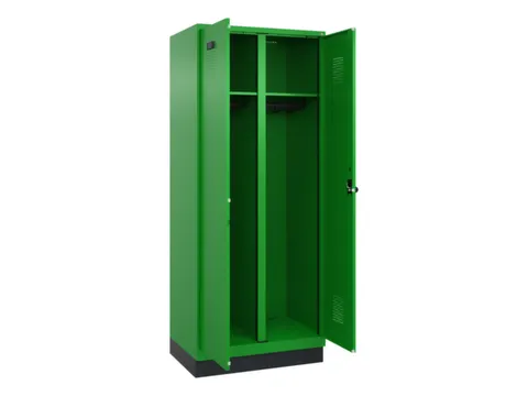 locker voor scheiding van kleding,HxBxD 1950x800x500mm,2vak