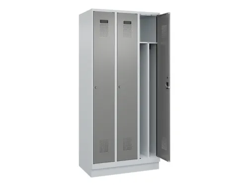 locker voor scheiding van kleding,HxBxD 1950x900x500mm,3vak