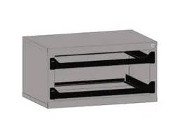 Opslagtoren V Assortimentskoffers 1x 66x472x340mm 1x 133x472x340mm