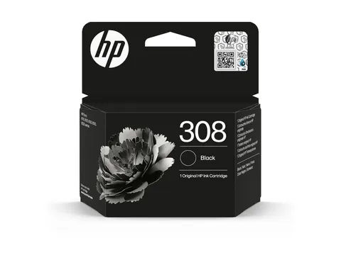 HP 308 Inktcartridge Zwart 7FP21UE Origineel