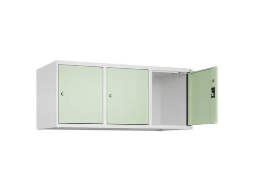 opzetkast,v. locker,3vak.,vak B 400mm,HxBxD 500x1200x500mm