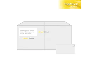 Etiketten universele labels A4 permanent 210x99mm Wit 300 stuks - 4