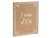 Gastenboek 100p. goud 27x22cm KRAFT